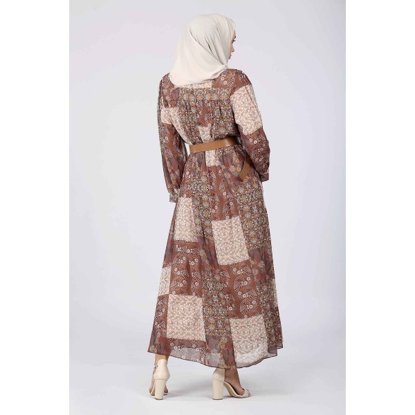 Tekbir Revival  فستان مزين بالزهور
