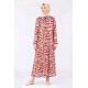 Tekbir Bulent Turan Patterned Pleat Dress