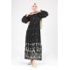 Tekbir Cactus Point Dress Black