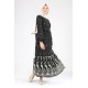 Tekbir Cactus Point Dress Black