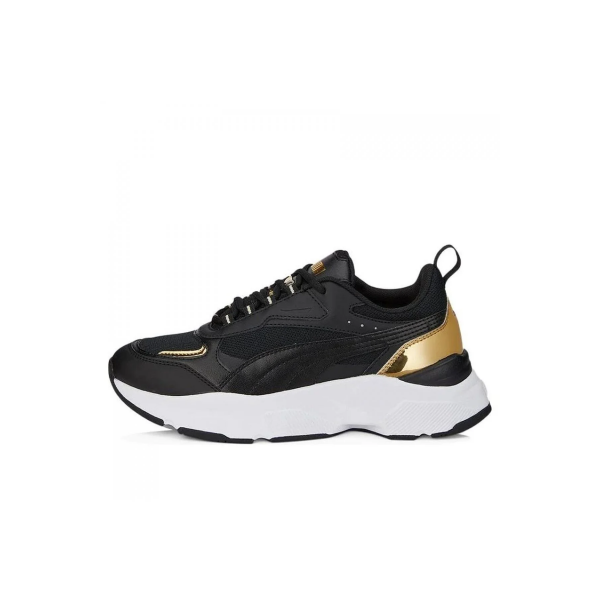 Puma Women shoes WMNS Cassia Distressed Black Women's Sneakers 38764501