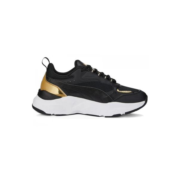 Puma Women shoes WMNS Cassia Distressed Black Women's Sneakers 38764501