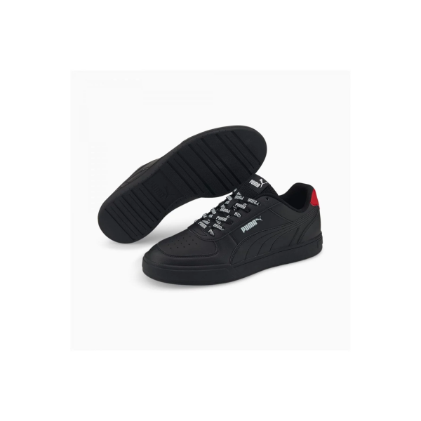 Puma Women shoes Caven Logomania 383857 02 Women's Black-White-Red Casual S