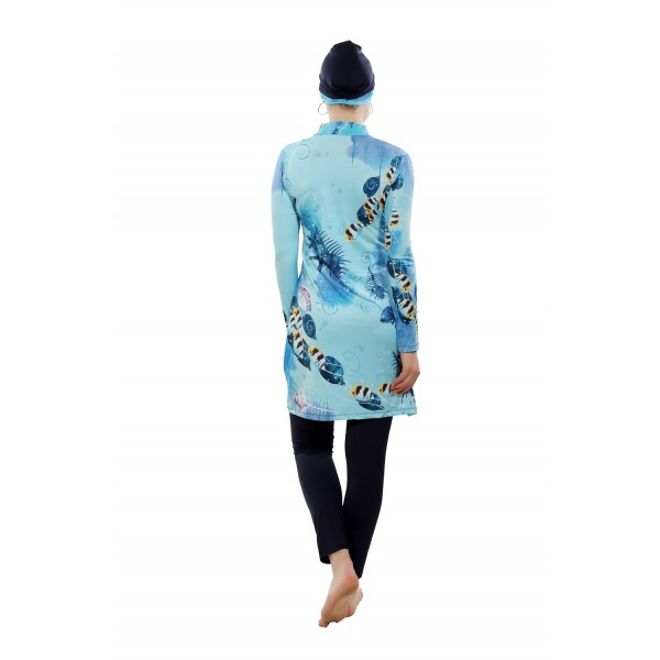 Mayo Burkini Aquarium Design Swimwear