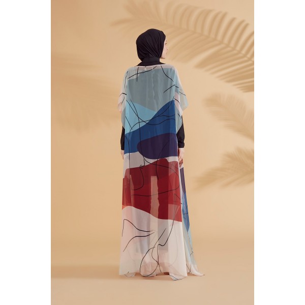 burkini cover Marina Colourful Caftan Kimono Pareo P2340 burkini cover Marina Colourful Caftan Kimono Pareo P2340
