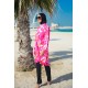 Mayo burkini Marina Patterned Fuchsia Full Coverage Swimwear M2322