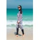 Mayo burkini Marina Black Full Covered Hijab Swimsuit M2302