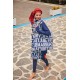 Mayo burkini Marina Patterned Full Closed Hijab Swimwear M2301