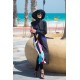 Mayo burkini Marina Black Full Closed Hijab Swimwear M2310