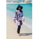 Mayo burkini Marina Patterned Fully Covered Hijab Swimsuit M2315