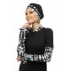 Mayo Burkini Aysegul Black and White Patterned Swimsuit