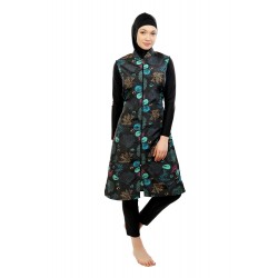 Mayo Burkini Emel Fully Covered Swimsuit - Mussels