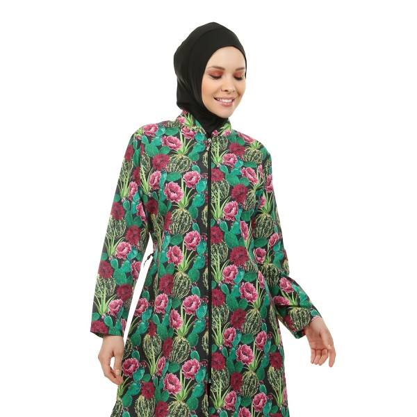 Mayo Burkini Jasmine Fully Covered Swimsuit - Rose