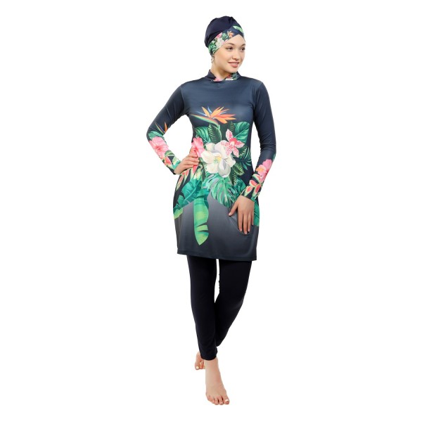 Mayo Burkini Floral Design Swimwear