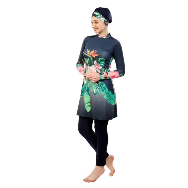 Mayo Burkini Floral Design Swimwear