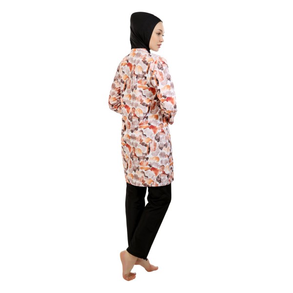 Mayo Burkini Jasmine Fully Covered Swimsuit - Watercolor