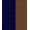 Navy Blue - Tan 