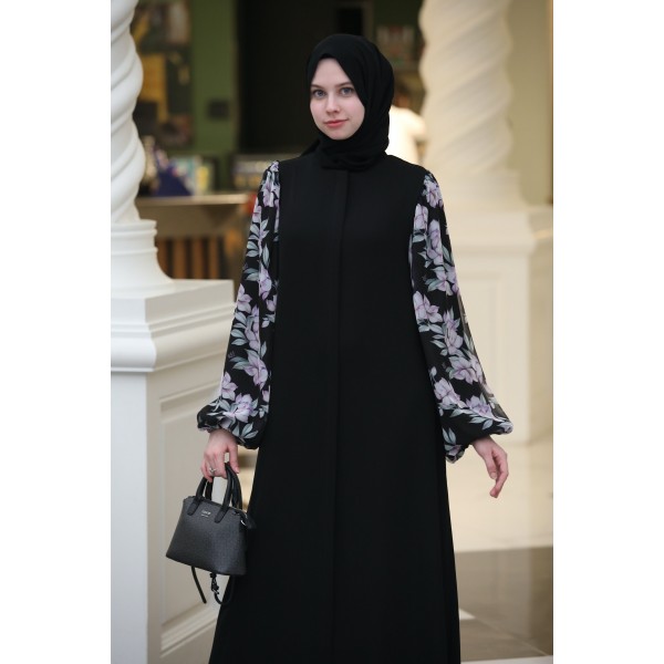 Abaya Purple Chiffon FERRACE