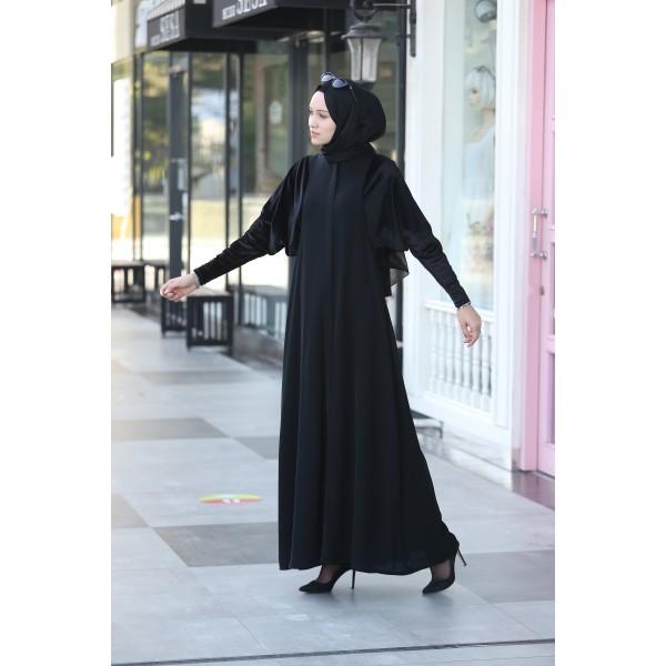 ABAYA VELVET SLEEVE