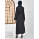 Filizzade Woman abaya Unlined - Crew neck