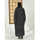 Filizzade Women's unlined abaya with shoulder and arm decoration