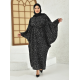 Filizzade Women's unlined abaya with shoulder and arm decoration