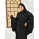 Filizzade Women's unlined abaya with shoulder and arm decoration