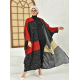 Filizzade Woman abaya Unlined Multi Piece Garnish Abaya