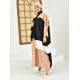Filizzade Woman abaya Unlined Multi Piece Garnish Abaya