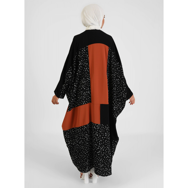 Filizzade Woman abaya Unlined Multi Piece Garnish Abaya