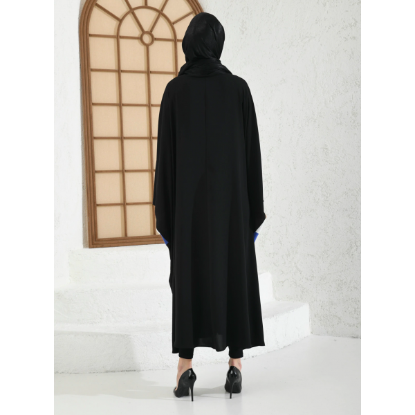 Filizzade Woman Abaya Open Front Abaya Unlined