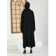 Filizzade Woman Abaya Open Front Abaya Unlined