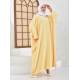 Filizzade Woman Loose abaya Unlined Fabric - Round Neck
