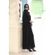 Abaya BLACK SLICE STONE FERRACE Abaya BLACK SLICE STONE FERRACE