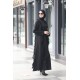 Abaya BLACK FLYWHEEL FERRACE