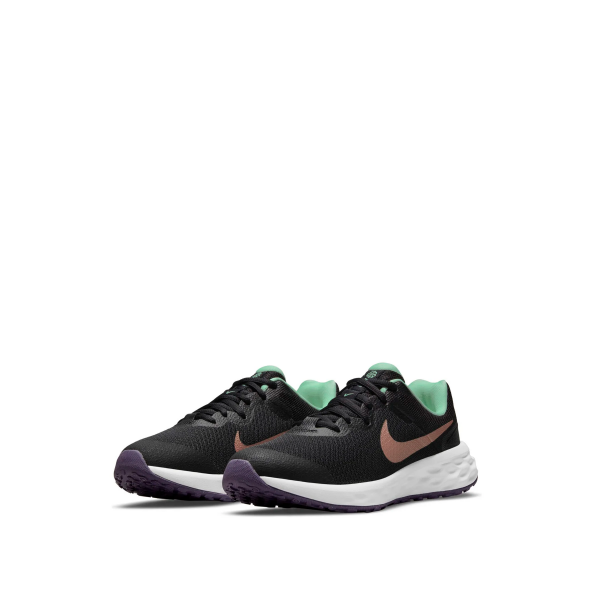 Nike Women shoes REVOLUTION 6 Black Unisex Running Shoes