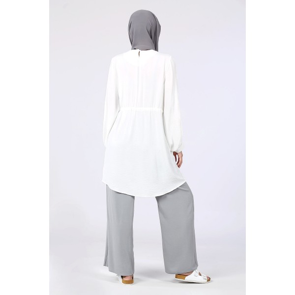 Tekbir Levidor Sleeve Cuffed Tunic Suit