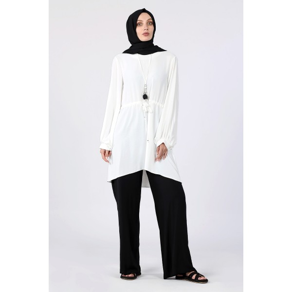 Tekbir Levidor Sleeve Cuffed Tunic Suit