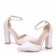 Wedding Shoes Women's Leatherette Pointed Heel Closed Toe Pumps