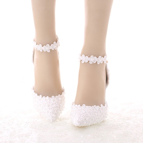 Wedding Shoes Women's Patent Leather Stiletto Heel Pumps Sandals 