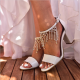 Wedding Shoes Women's Leatherette Chunky Heel Peep Toe Platform Sandals