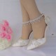 Wedding Shoes Women's Leatherette Stiletto Heel Closed Toe Pumps Sandals Mary Jane