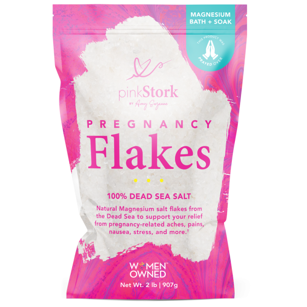 100% Dead Sea Salt Flakes for support pregnant women Body