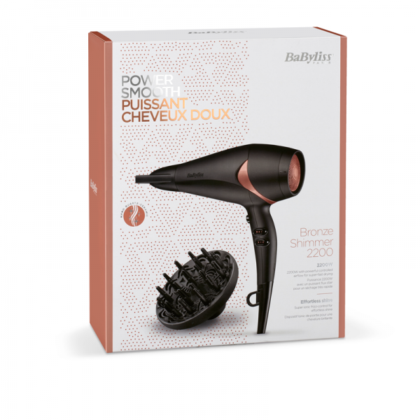 BaByliss D566E Bronze Shimmer 2200W Hair Dryer