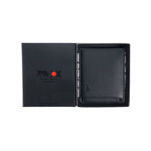 محفظة نسائية جلدية فيرو + حامل بطاقة من اوكس