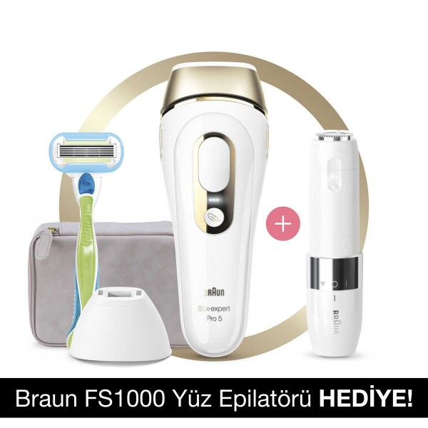 Braun Silk Expert PL5129 New Generation IPL 400.000 Pulses + Braun FS 1000 Mini Trimmer