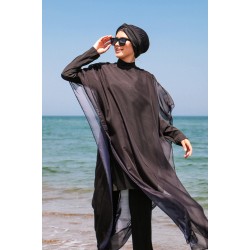 burkini cover Marina Hijab Swimwear Plain Kaftan Kimono Pareo P2110