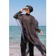 burkini cover Marina Hijab Swimwear Plain Kaftan Kimono Pareo P2110