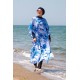 مارينا حجاب ملابس سباحة مع غطاء بوركيني صوفية منقوشة بالزهور P2108