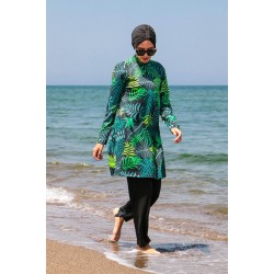 Mayo burkini Marina Hijab Swimsuit 1968-Green